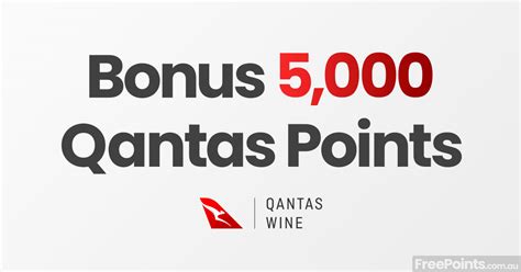 qantas wine bonus points.